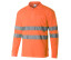 POLO COTON/POLYESTER À MACHES LONGUES HAUTE VISIBILITÉ